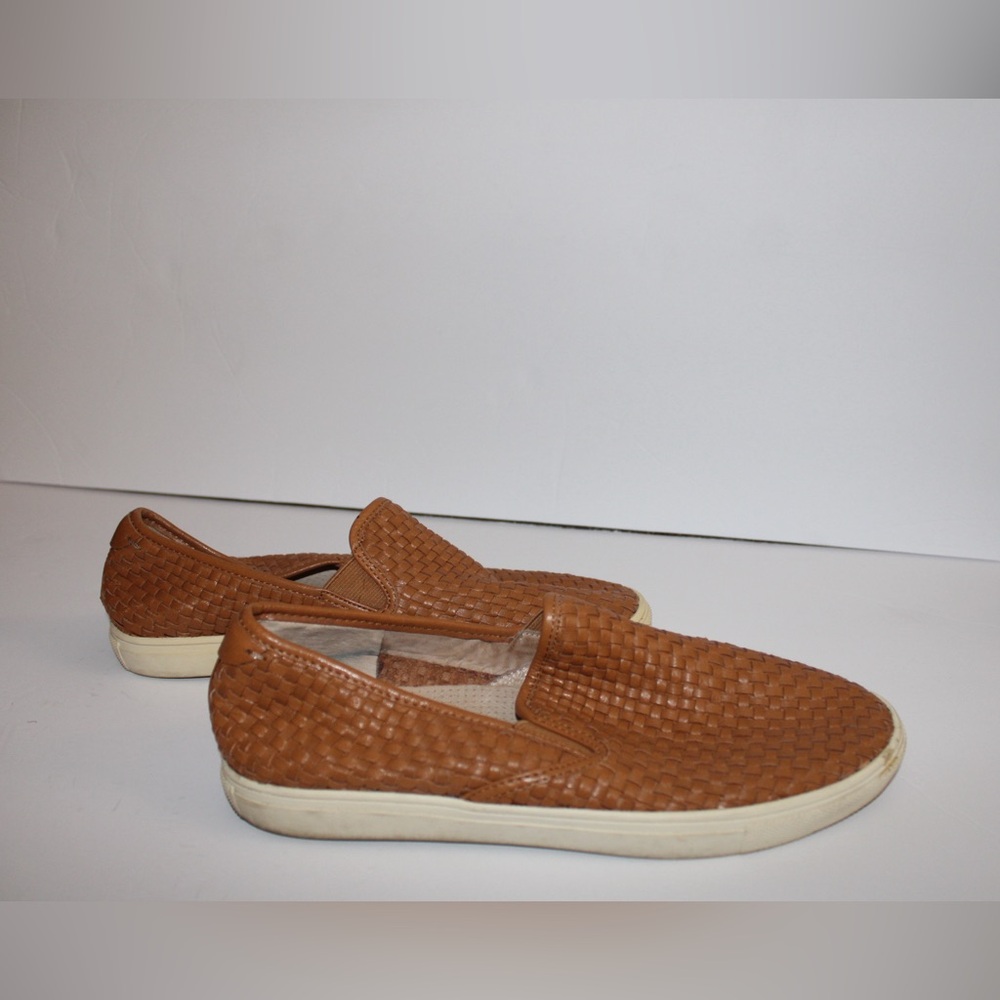 J/SLIDES Womens Tan Brown Woven